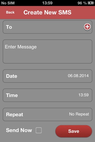 Automatic SMS Scheduler screenshot 2