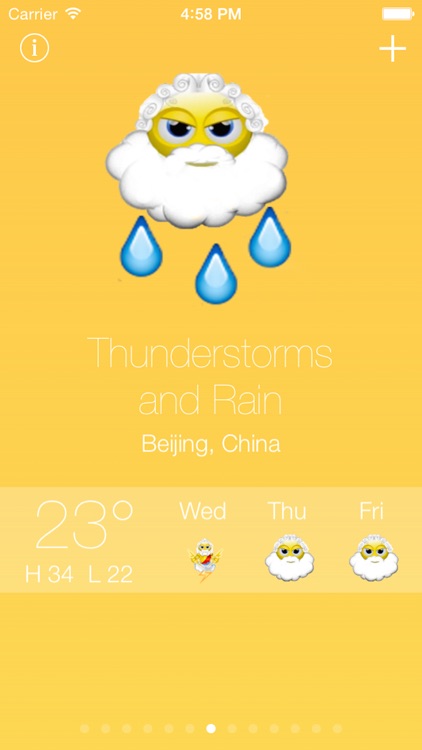 Emoji Weather - Fun emoji and emoticon weather reports and forecast