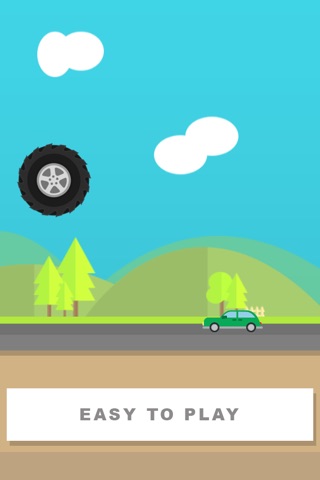Bouncing Wheel -HighwayMonster screenshot 2