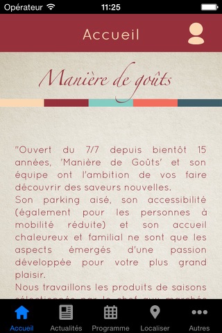 Manière de Goûts screenshot 2