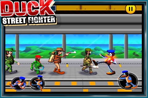 Duck Street Fighter ( Road Fighting Cartoon Arcade Game ) screenshot 4