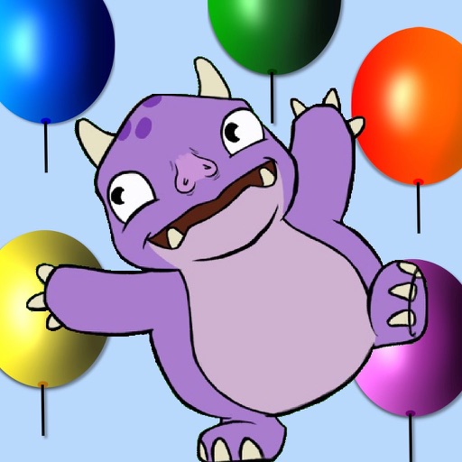Balloon-Popping Monster Icon