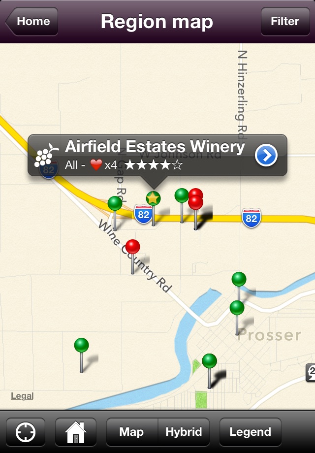 Wine Tripper - Washington State Edition screenshot 2