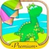 Dinosaurios para pintar y dibujos para colorear con rotulador mágico - Premium