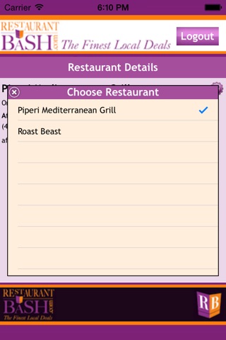 RestaurantBash screenshot 3