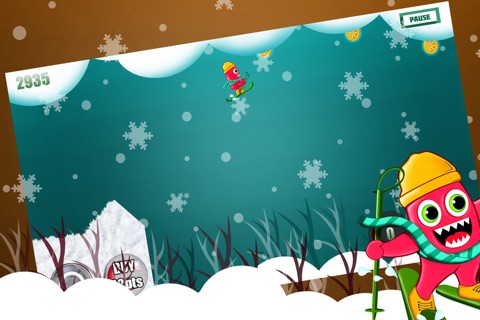 Monster Ski : The Winter Skiing Forest Creature - Gold screenshot 2