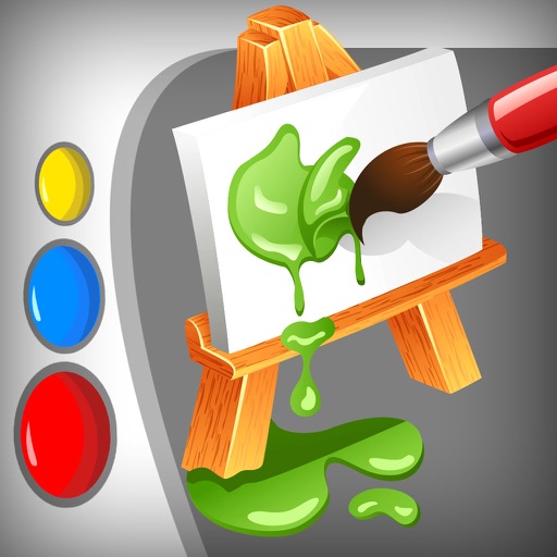 Digital Drawing Pad - Draw,Sketch & Paint With Color Palette For Kids Art Icon