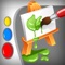 Digital Drawing Pad - Draw,Sketch & Paint With Color Palette For Kids Art