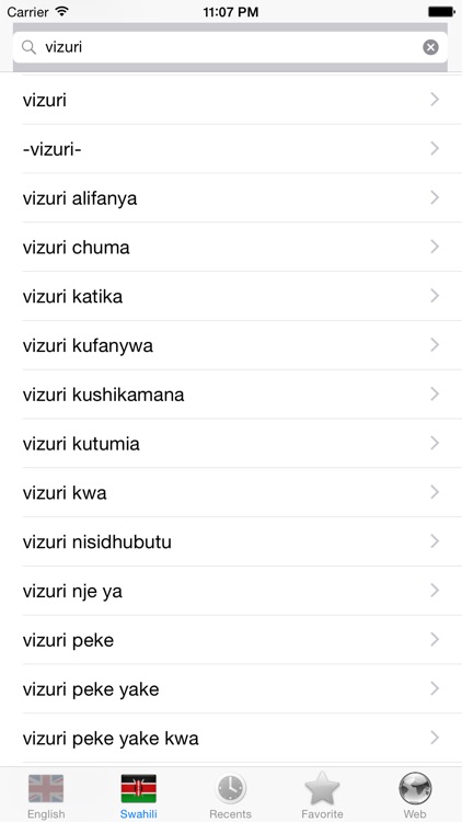 English Swahili best dictionary translate - Kiingereza Kiswahili bora kamusi tafsiri screenshot-4