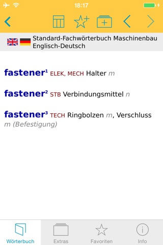 Maschinenbau Englisch<->Deutsch Fachwörterbuch Standard screenshot 3