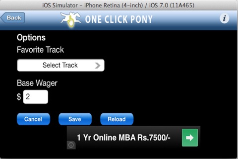 One Click Pony Lite screenshot 2