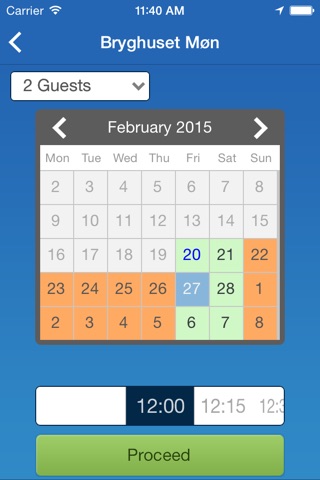 DinnerBooking screenshot 4