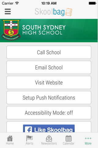 South Sydney High School - Skoolbag screenshot 4