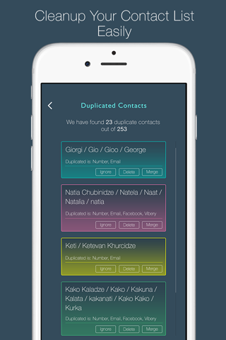 Contacts Merger screenshot 3