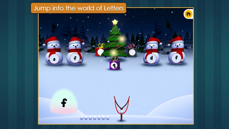 Icky Snow Ball Attack - Phonics & Vowels - Christmas Edition screenshot-4