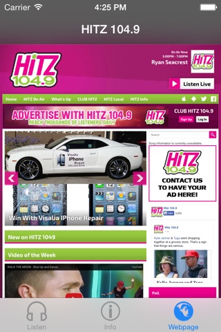 HiTZ 104.9 screenshot 3