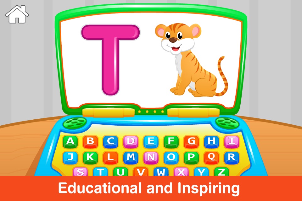 My First ABC Laptop - Learning Alphabet Letters Game for Toddlers and Preschool Kids screenshot 2