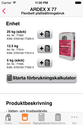 ARDEX Nordic screenshot 3