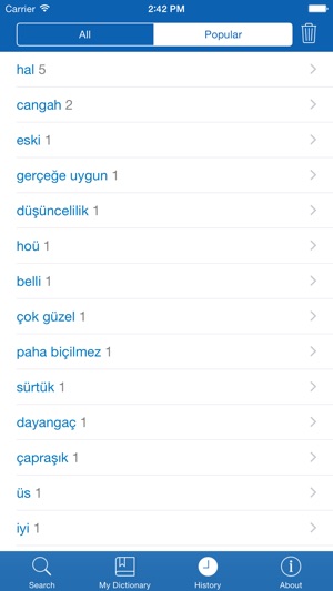 Turkish <> German Dictionary + Vocabulary trainer(圖5)-速報App