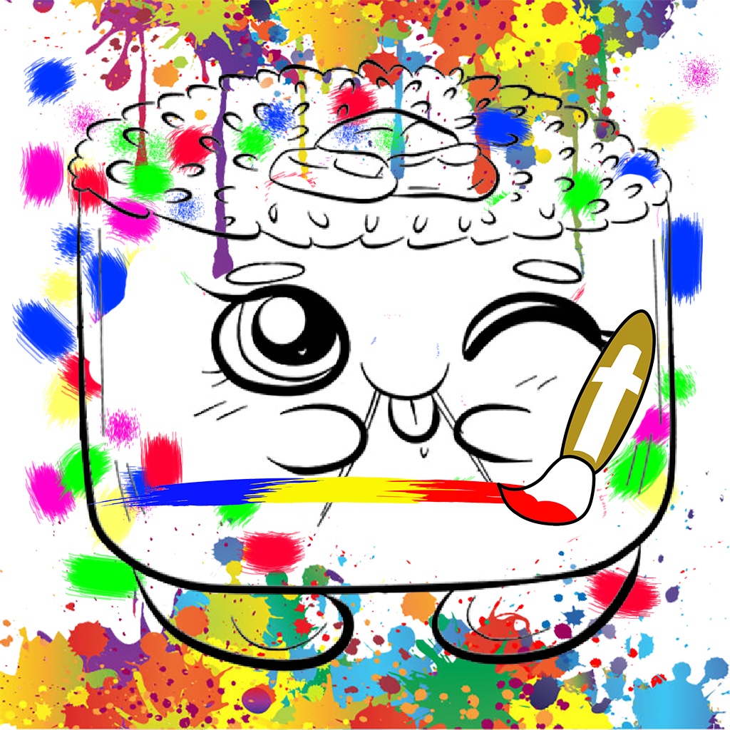 Coloring Book Kids For Shopkins Edition Free icon