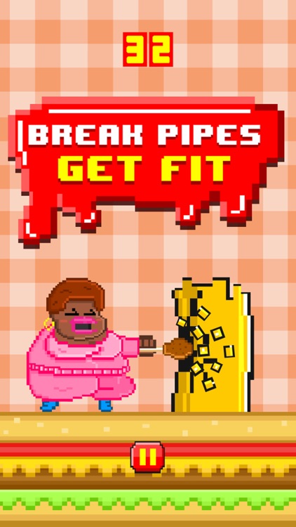 Fat People FREE GAME - Quick Old-School Retro Pixel Art Games