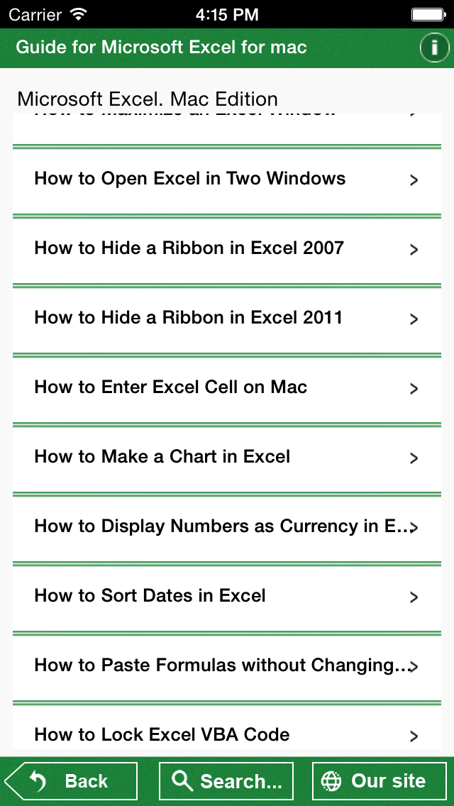 How to cancel & delete Guide for Microsoft Excel for Mac from iphone & ipad 2