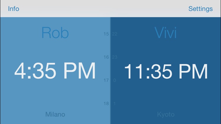 Here & There - World Clock and Availability Tracker
