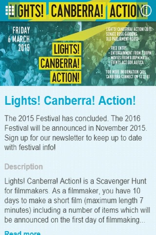 Lights! Canberra! Action! screenshot 2
