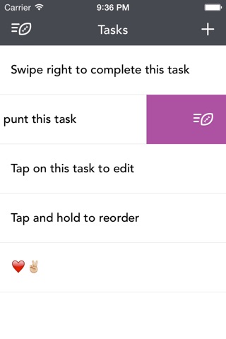 Punt – Simple task list screenshot 4