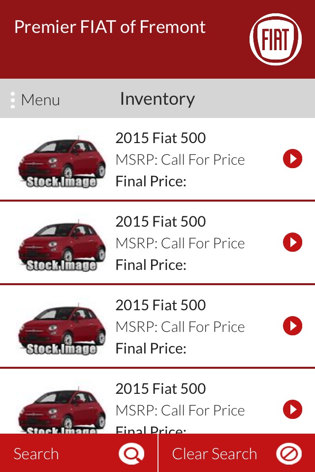 Premier FIAT of Fremont screenshot 2