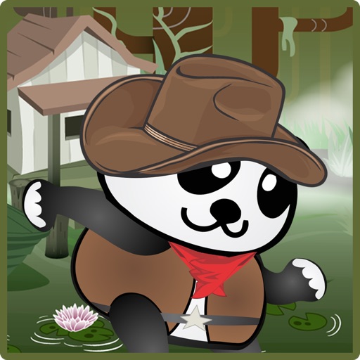 Panda Adventures - Run across the forrest - Free Kid Game iOS App