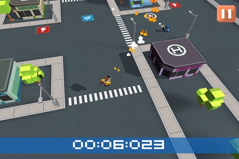 Mini Chase Cops - You're wanted! Escape from the police by driving a car screenshot 2