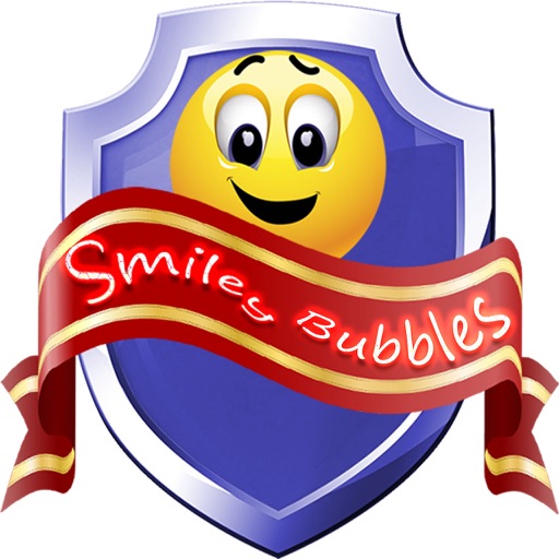 Smiley Bubbles Crash iOS App