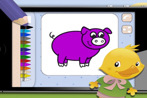 Pintar animales de la granja – libros para colorear - Premium screenshot 3
