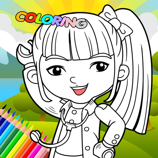 Coloring Game for Doc Mcstuffins The Lego Edition iOS App