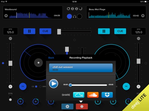 【图】deej Lite – DJ turntable. Mix, record & share your music(截图3)