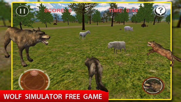 Wolf Simulator 3D Game screenshot-3