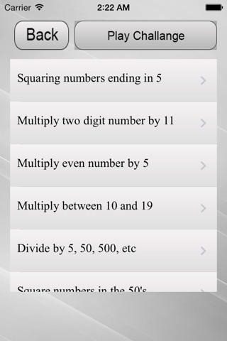 calculation Tricks screenshot 2