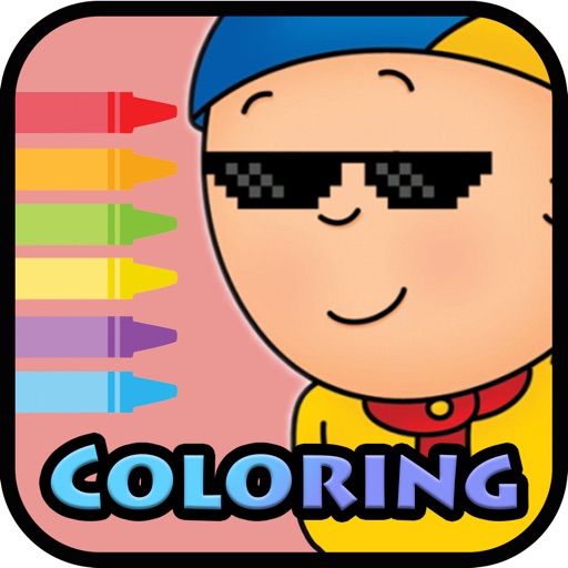 Preschool Kids Coloring Game for Caillou Edition iOS App