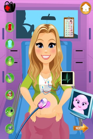 Ambulance Newborn Baby & Mommy Care - Emergency Doctor FREE screenshot 2