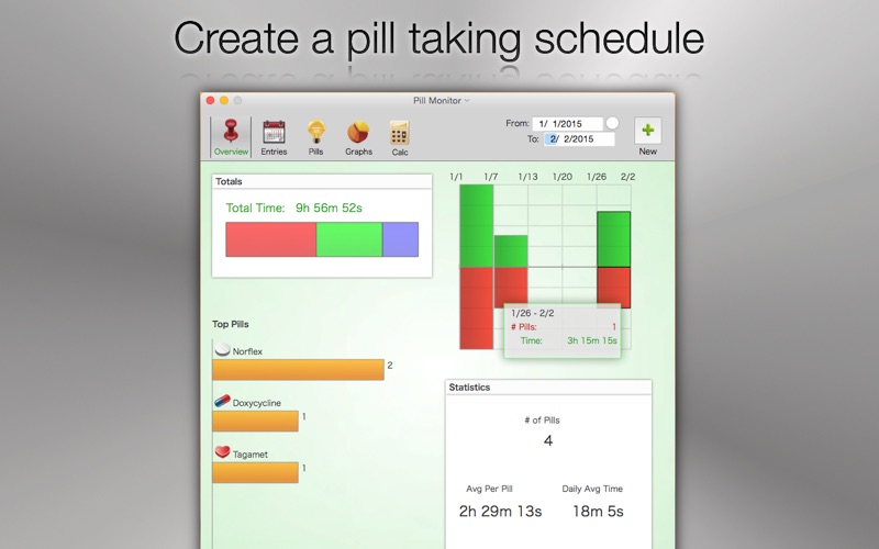 Pill Monitor - medication &amp; pill reminder log thumbnail 2