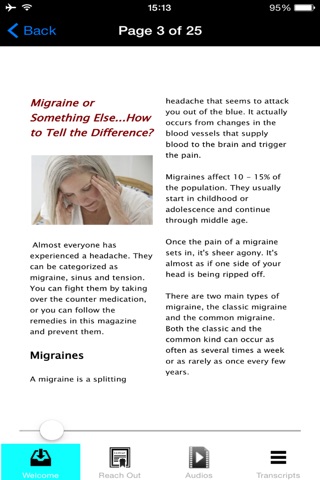 Achieve Migraine Relief screenshot 2