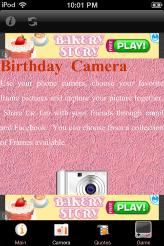 Happy Birthday Photo Frame screenshot 2