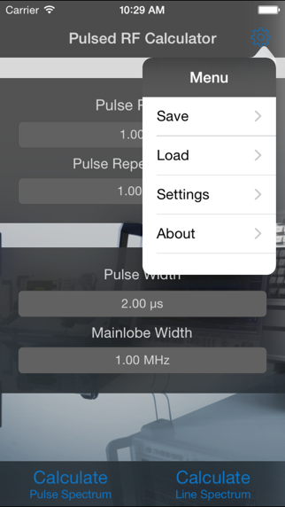 How to cancel & delete Pulsed RF Calculator from iphone & ipad 2