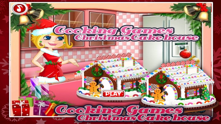 Cooking Games：Christmas Cake Hous