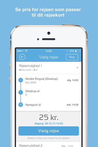 Rejs Nemt - Officiel Rejsekort app screenshot 2