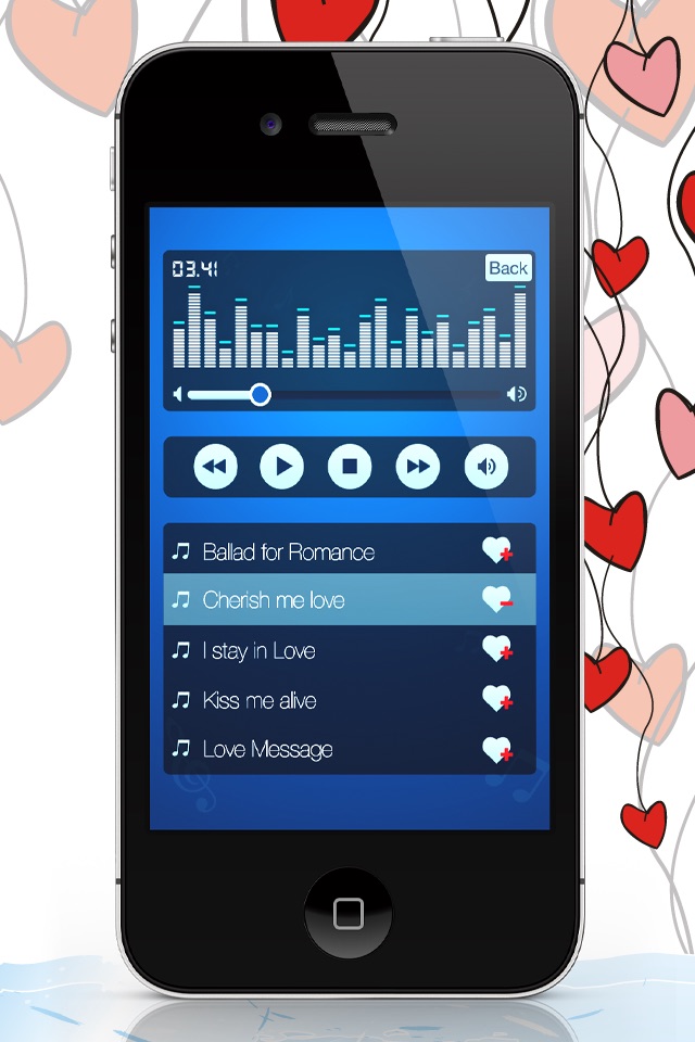 Romantic Ringtones & Musics  – Valentines Songs & Tunes Edition screenshot 2