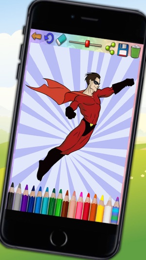 Paint magical superheroes -  Coloring and painting super her(圖2)-速報App