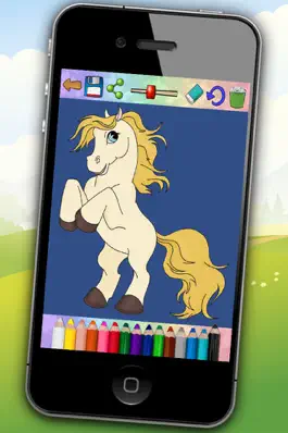Game screenshot Horses Coloring Book Game mod apk