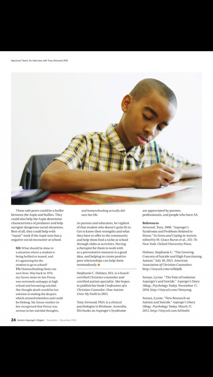 Autism Asperger's Digest